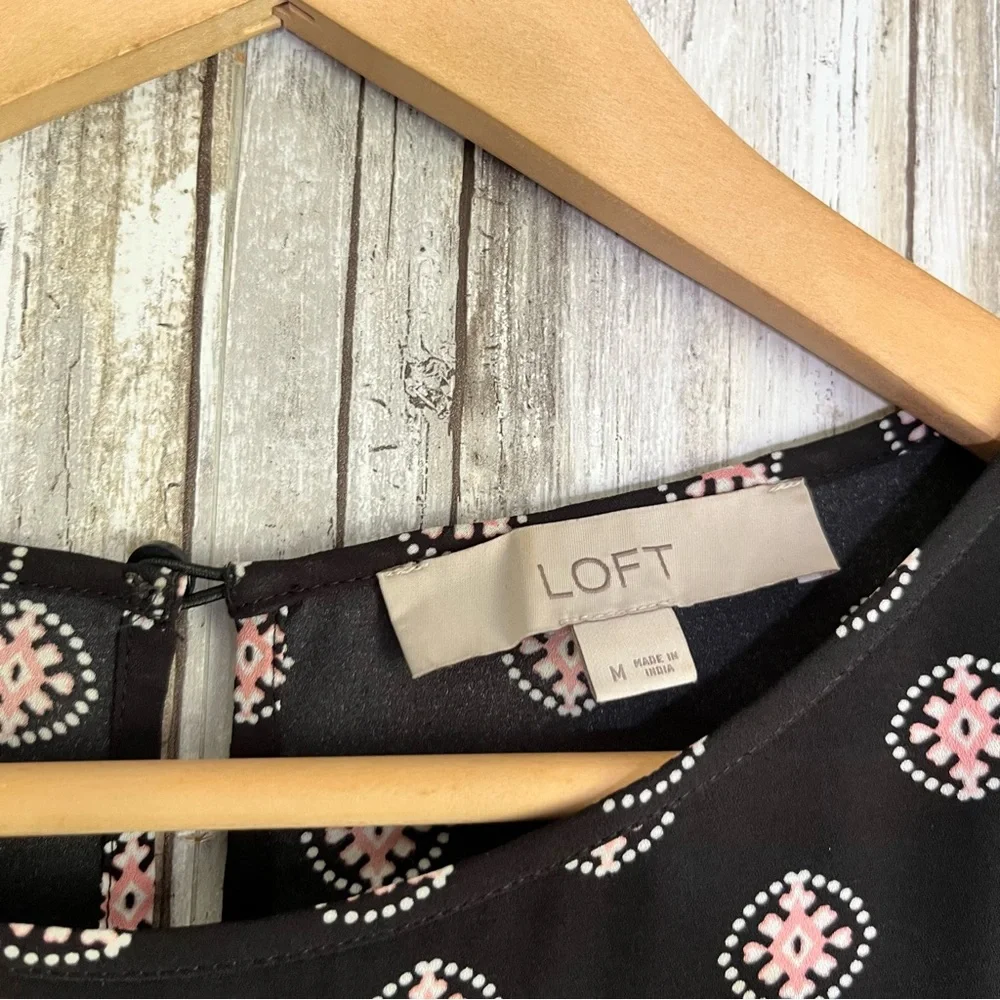 Loft Paisley Flutter Sleeve Blouse - Picture 6 of 6